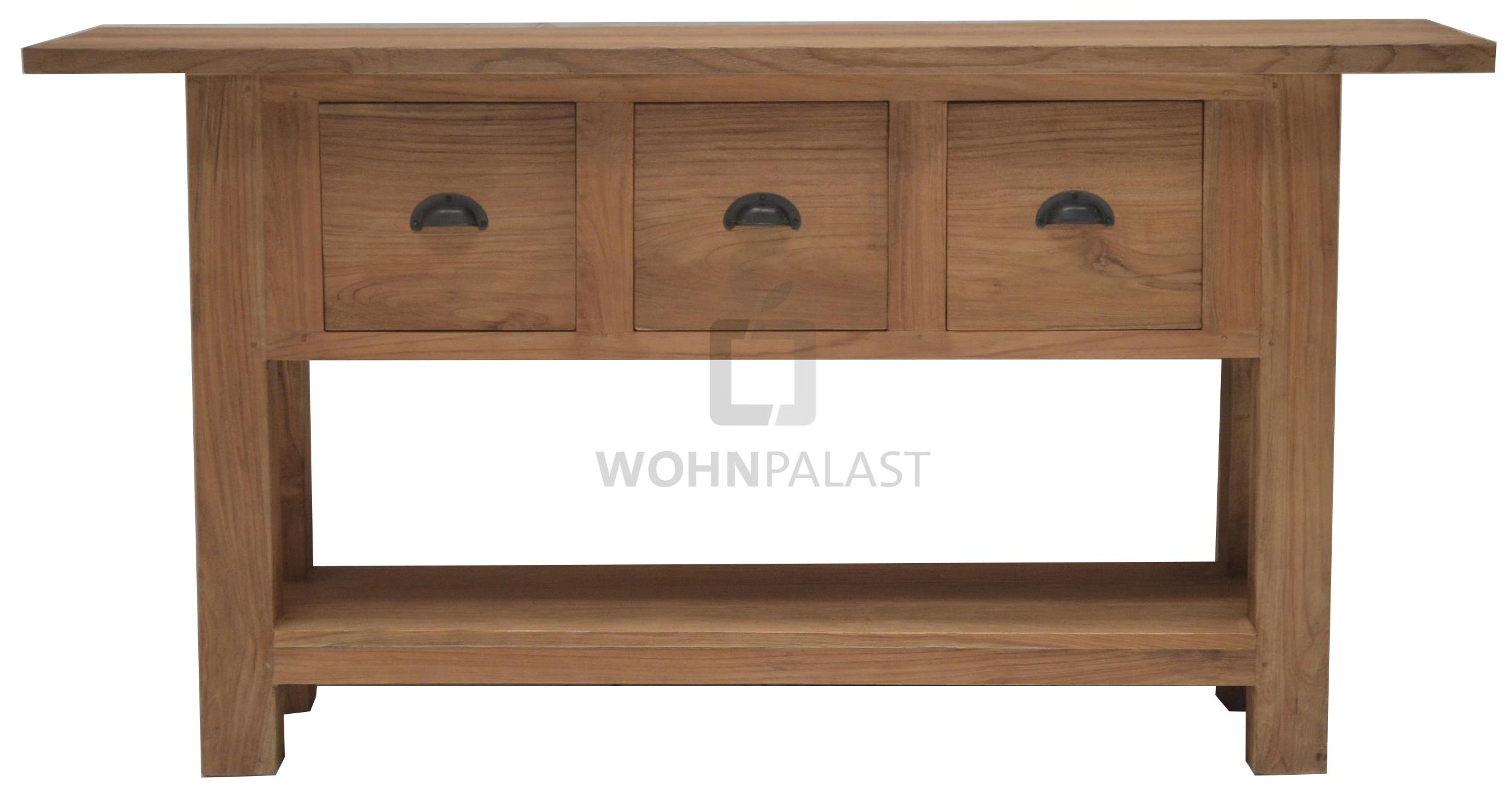 Wandtisch Konsul  Teakholz gebürstet