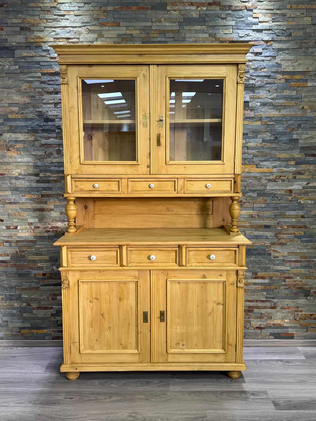 Küchenbuffet Weichholz Schrank im Landhaus Stil