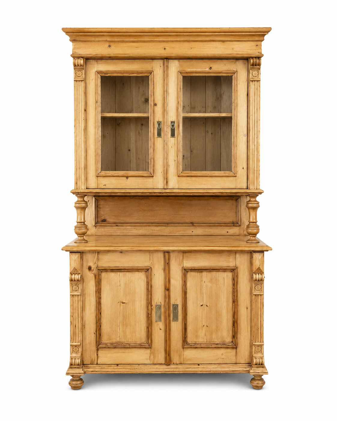Antiker Gründerzeit Buffetschrank Weichholz – original aufgearbeitetes Unikat