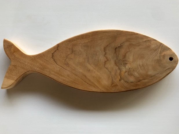Frühstückbrettchen Teakholz Tiermotive