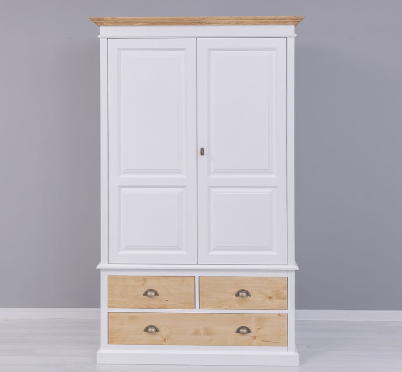 Landhaus Kleiderschrank - verschiedene Varianten wählbar - Massivholz Schrank