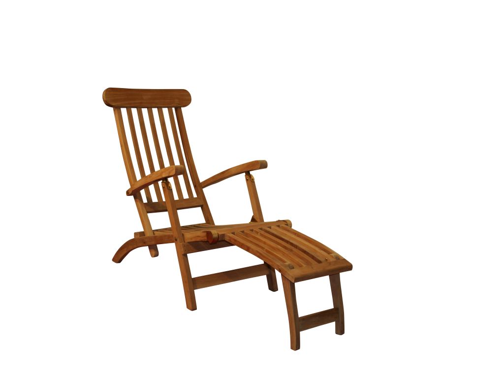 Deck Chair Sonnenliege  Premium Teakholz