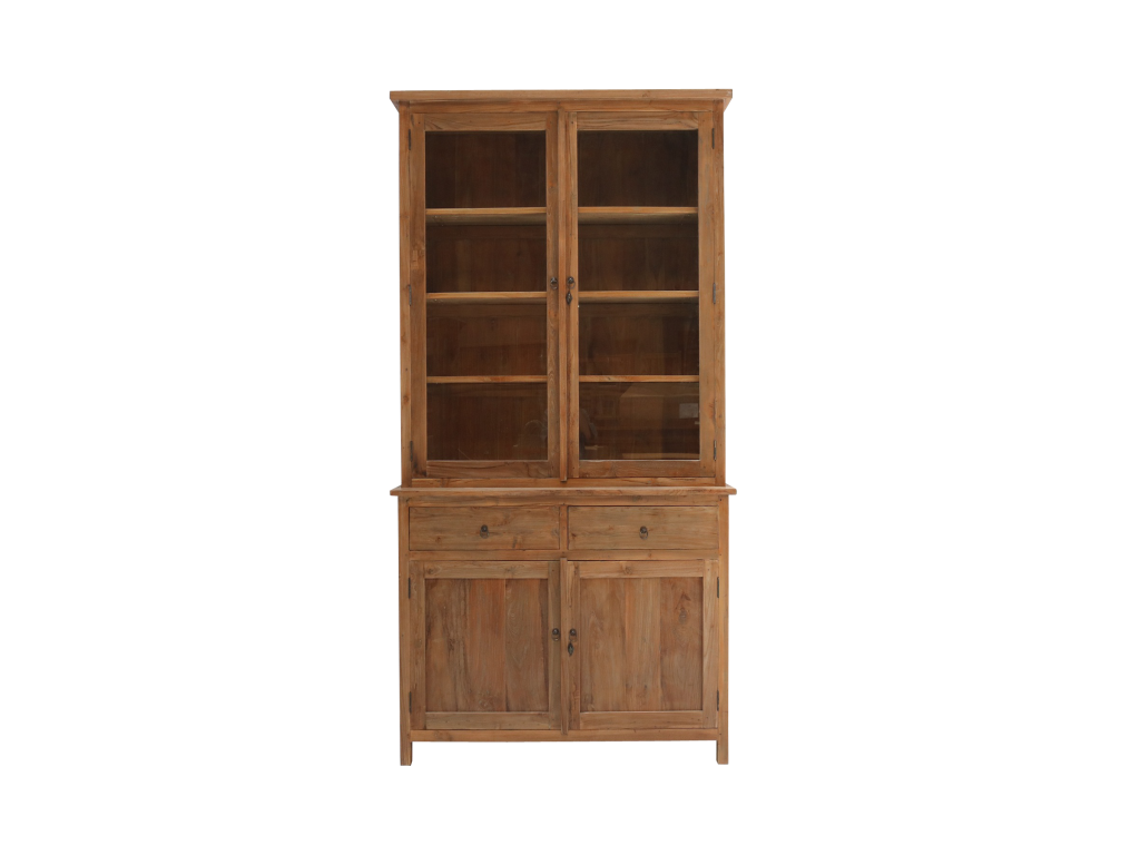 Vitrinenschrank Paris Teak 120cm