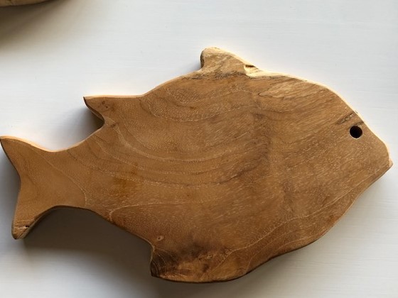Frühstückbrettchen Teakholz Tiermotive