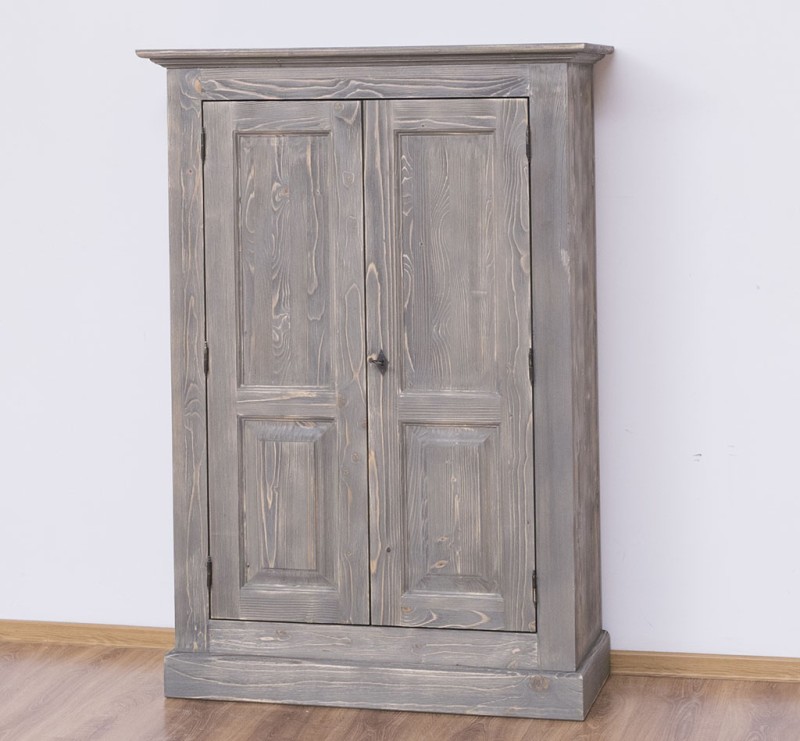 Massivholz Kleiderschrank Kiefer – 2-türig, 98x140x40 cm – stabil & langlebig