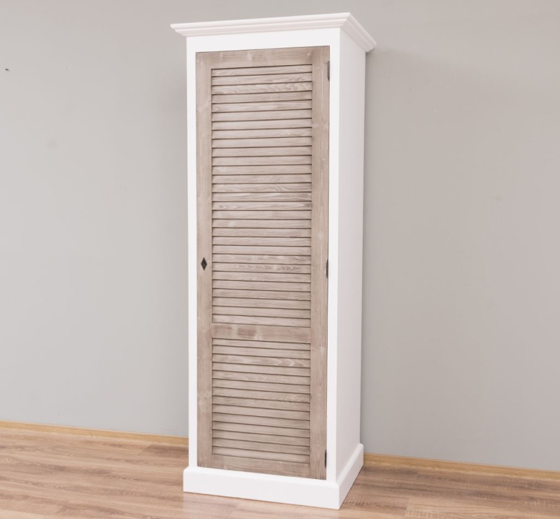 Landhaus Kleiderschrank 1-türig - 76cm Massivholz Schrank - verschiedene Varianten