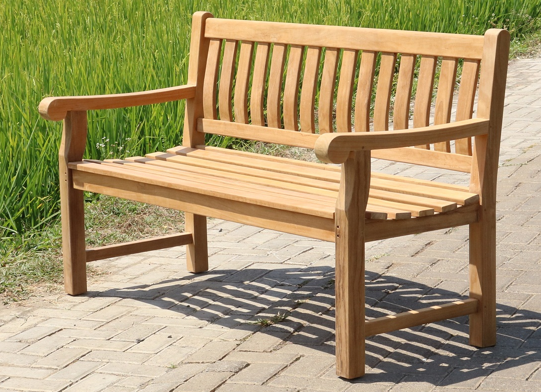 Gartenbank Ergo aus Teakholz