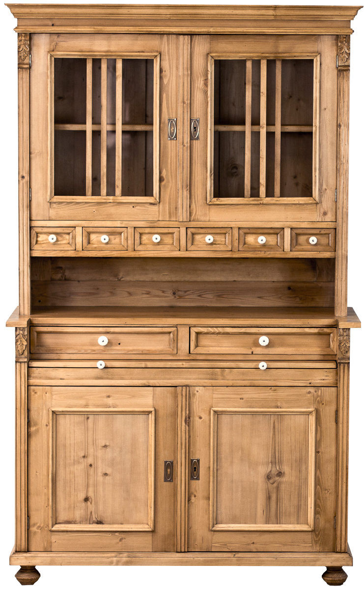 Landhaus Ladenschrank Massivholz Schrank