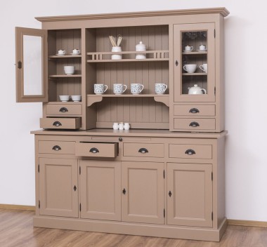 Landhaus Küchenschrank im alten Landhausstil aus Massivholz Küchen Schrank 180 cm