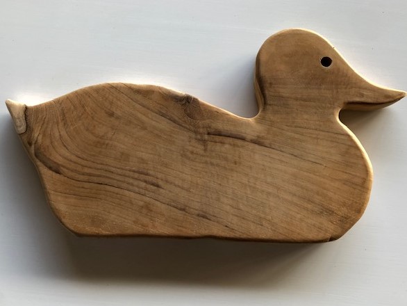Frühstückbrettchen Teakholz Tiermotive
