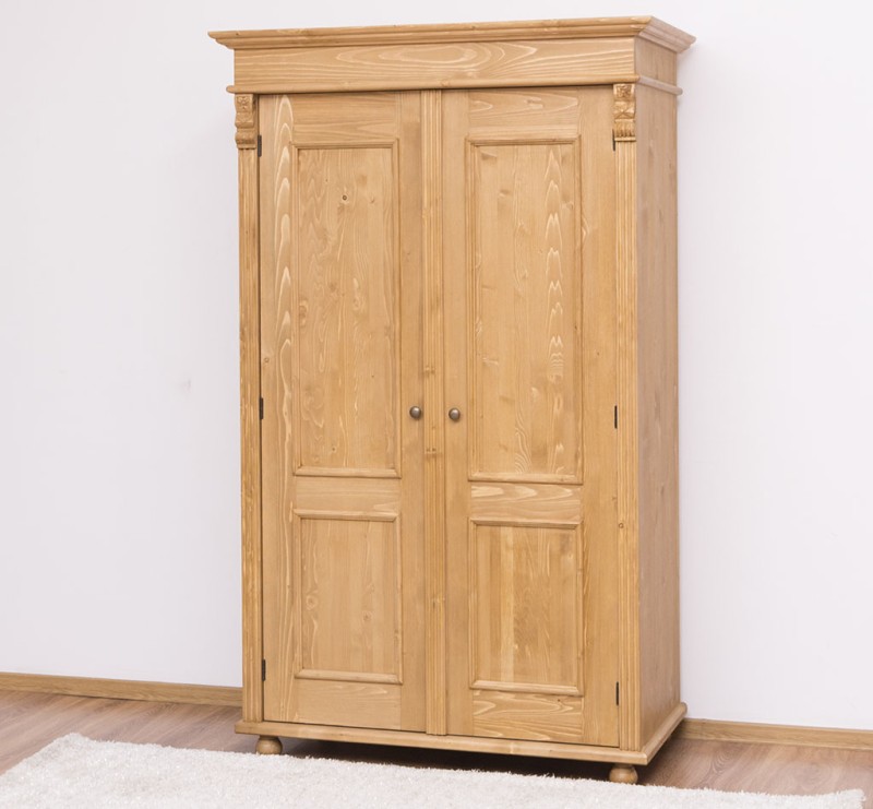 Landhaus Kleiderschrank 2-türig - Massivholz Schrank