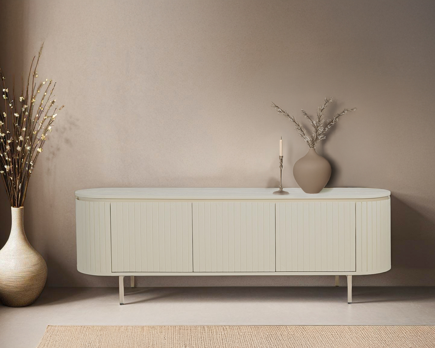 TV-Anrichte Patou Kollektion 170 cm Mangoholz Sideboard