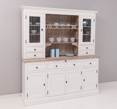 Landhaus Küchenschrank im alten Landhausstil aus Massivholz Küchen Schrank 180 cm