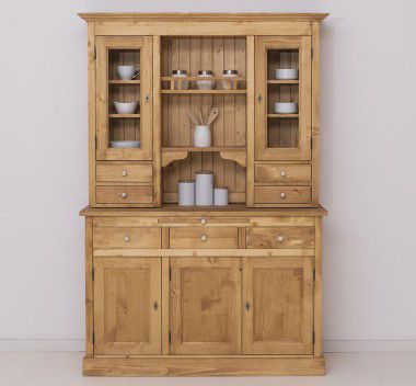 Landhaus Küchenschrank aus Massivholz Buffet Schrank