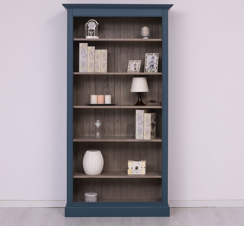 Modernes Massives Bücherregal - Landhaus Regal Massivholz