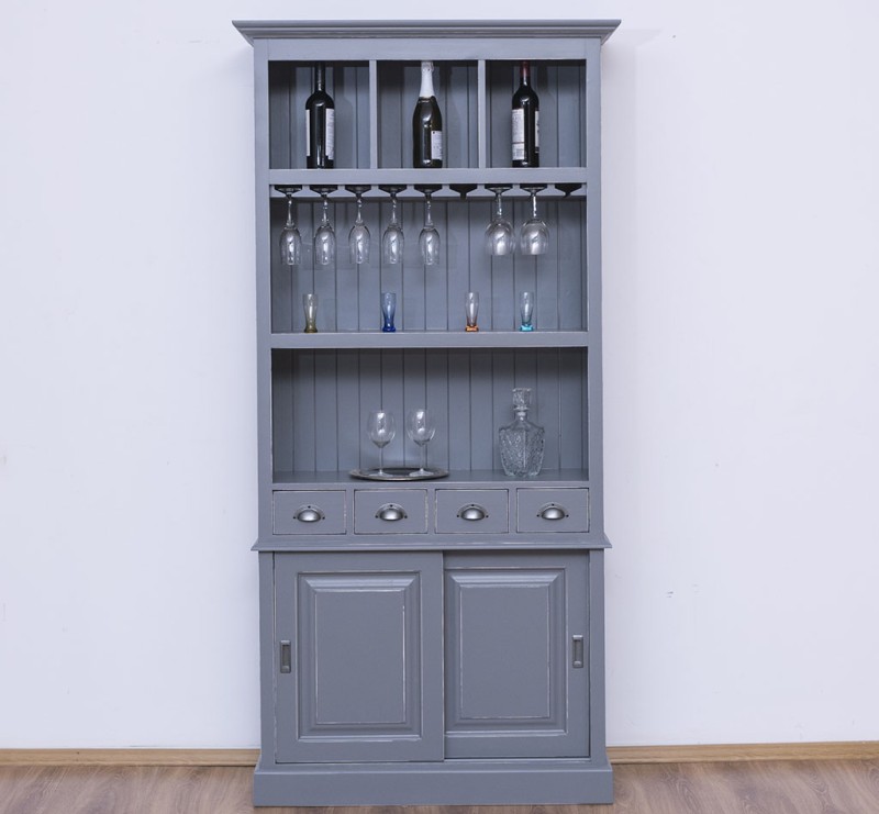 Barschrank Massivholz - 103 cm Breit - Landhaus Schrank