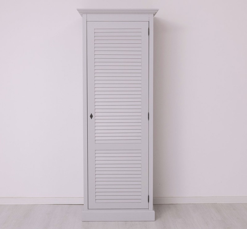 Landhaus Kleiderschrank 1-türig - 76cm Massivholz Schrank - verschiedene Varianten
