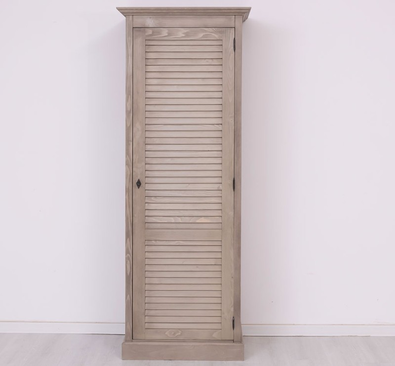 Landhaus Kleiderschrank 1-türig - 76cm Massivholz Schrank - verschiedene Varianten