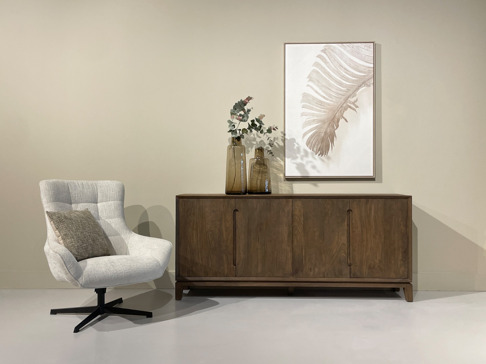 Sideboard Cortez-Kollektion 190 cm Mangoholz Anrichte