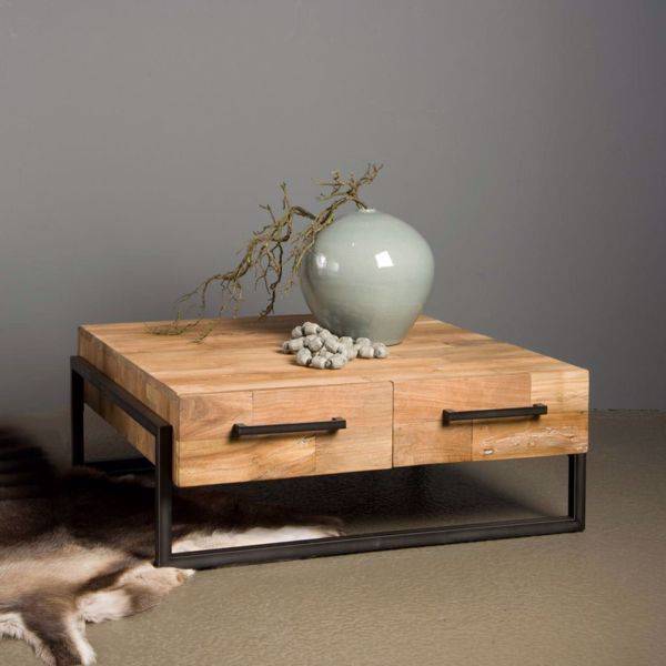 Couchtisch Potenza 106 cm - Teakholz