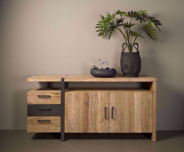 Lucca-Sideboard 185 cm Teakholz Anrichte