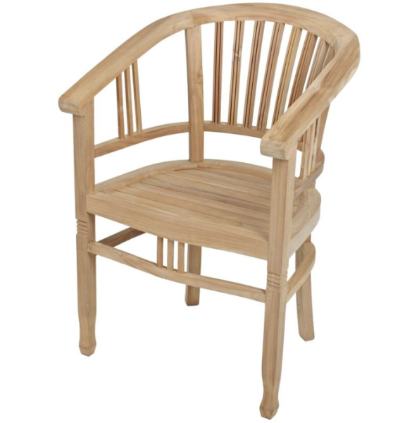 Teak Gartenstuhl SOMMER Gartensessel Armsessel Teakmöbel Teakstuhl Outdoorstuhl