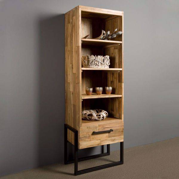 Potenza Bücherregal schmal 66 cm