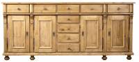 Landhaus Sideboard Massivholz 207cm