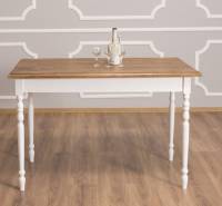 Landhaus Esstisch Massiv mit Kiefernplatte 78 x 120 x 70 cm Massivholz Landhaus Esstisch Massiv mit Kiefernplatte 78 x 120 x 70 cm Massivholz
