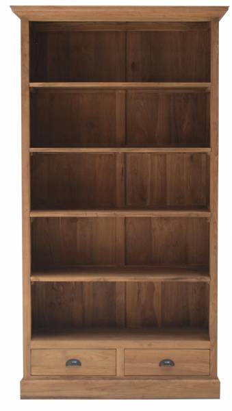 Teak Bücherregal Tolkien Teakholz massiv 100cm