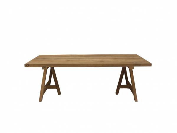 Gartentisch Madura Teak Holz Massiv Outdoor Tisch - Teak Möbel