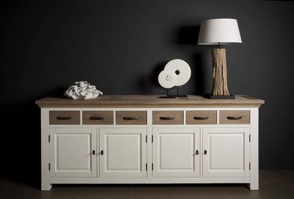 Sideboard Eiche Parma Toscana - Anrichte Landhaus 220 cm