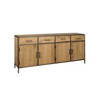 Luna Sideboard 200 cm Eichenholz Anrichte