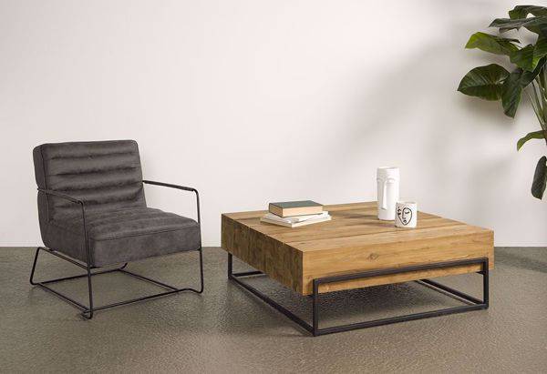 Couchtisch Massa 108 cm aus recyceltem Teakholz