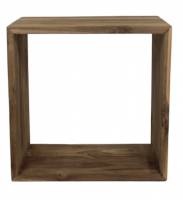 Wandregal Kubus - Teak Wandregal Kubus - Teak