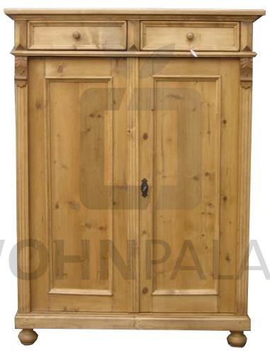 Landhaus Vertiko mit Schubladen - Gründerzeit Schrank massiv