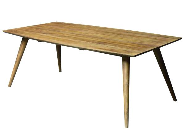 Esstisch Retro aus recyceltem Teakholz 200 cm