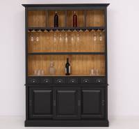 Barschrank Massivholz - 151 cm Breit - Landhaus Schrank
