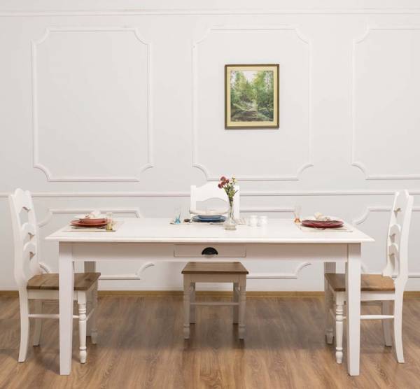 Massivholz Esstisch 180 X 90 cm - Landhaus Tisch