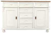 Weichholz Sideboard im Landhausstil - Anrichte mit Schubladen