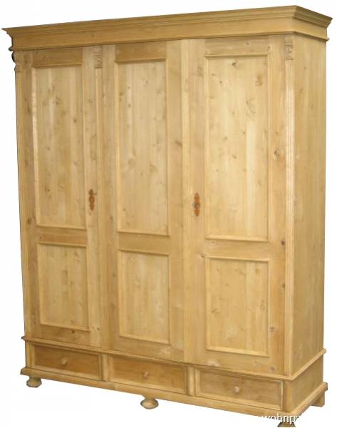 Jugendstil Schrank aus Weichholz
