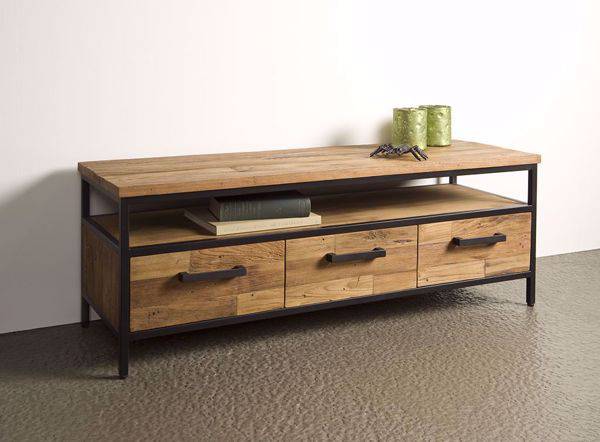 TV-Schrank Livorno 130 cm Teakholz