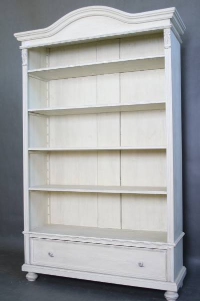 Bücherregal Hoffmann aus massivem Weichholz weiß