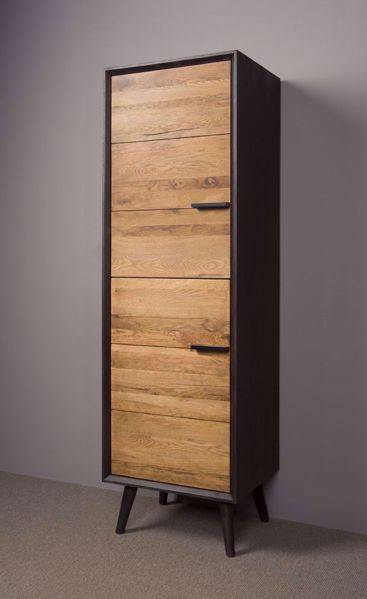 Bresso Schrank Retro Links 174 cm Eichenholz