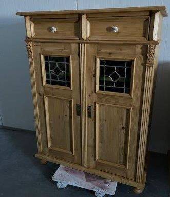 Jugendstil Vertiko Weichholz Landhaus Schrank