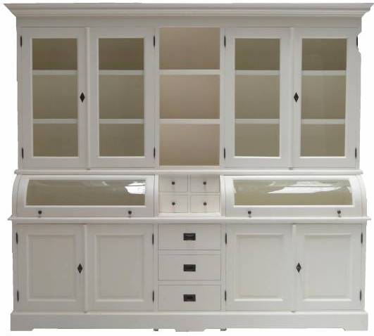 Buffetschrank Bastian weiß 230 cm - Landhaus Schrank