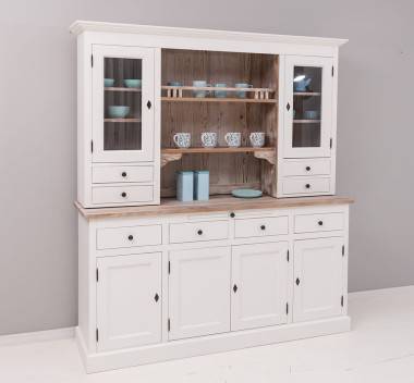 Landhaus Küchenschrank im alten Landhausstil aus Massivholz Küchen Schrank 180 cm