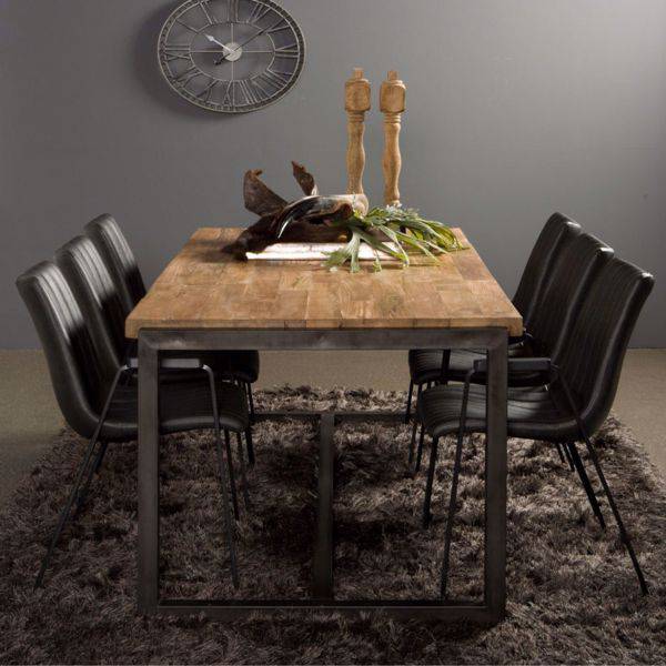Esstisch Potenza aus Teakholz 210-250 cm
