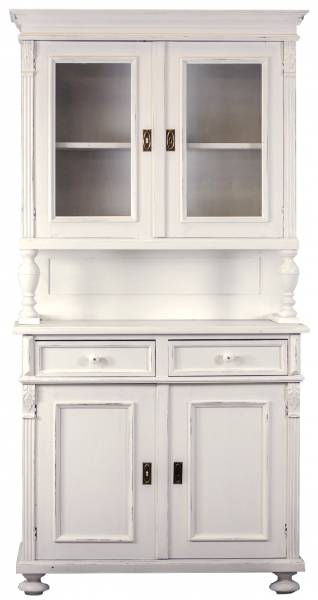 Landhaus Buffet aus massiven Weichholz shabby chic weiss