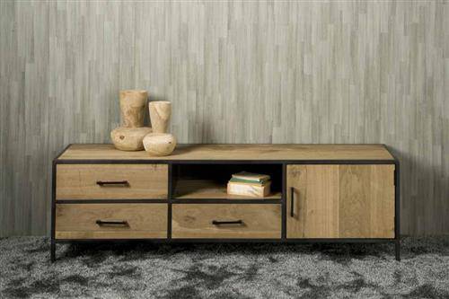 Luna TV-Möbel 180 cm Eichenholz TV Anrichte